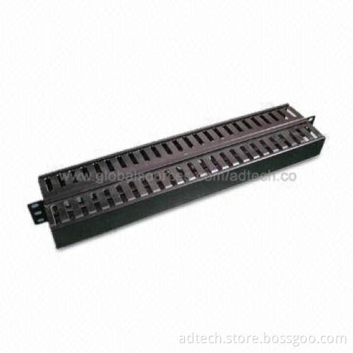 Cable Organizer, 1U, Double Side, Plastic